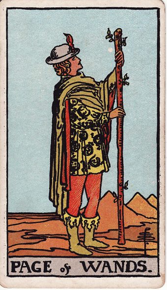 Asaların Valesi tarot kartı
