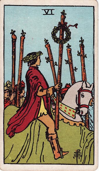 Asaların Altılısı tarot kartı