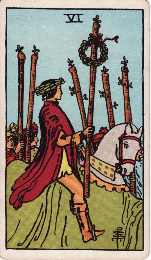 Asaların Altılısı tarot kartı