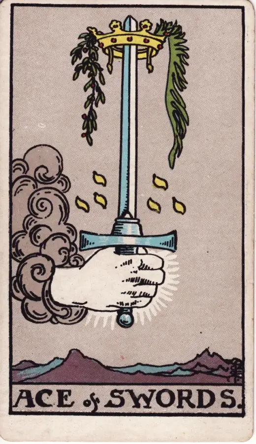 Kılıçların Ası tarot kartı
