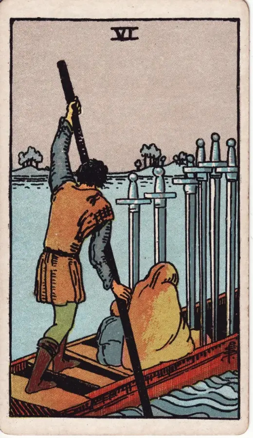 Kılıçların Altılısı tarot kartı