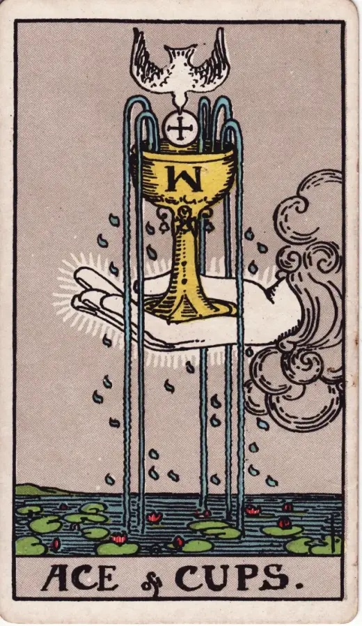 Kupaların Ası tarot kartı