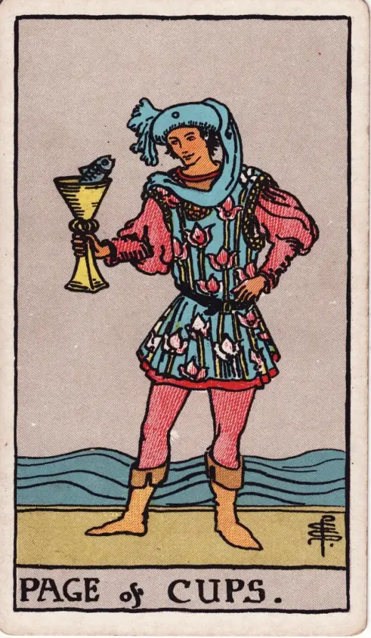 Kupaların Valesi tarot kartı