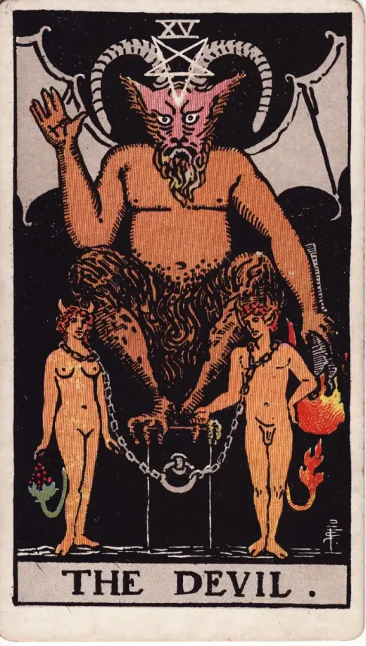 Şeytan tarot kartı