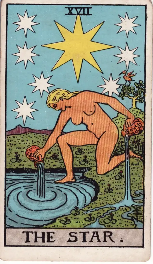 Yıldız tarot kartı