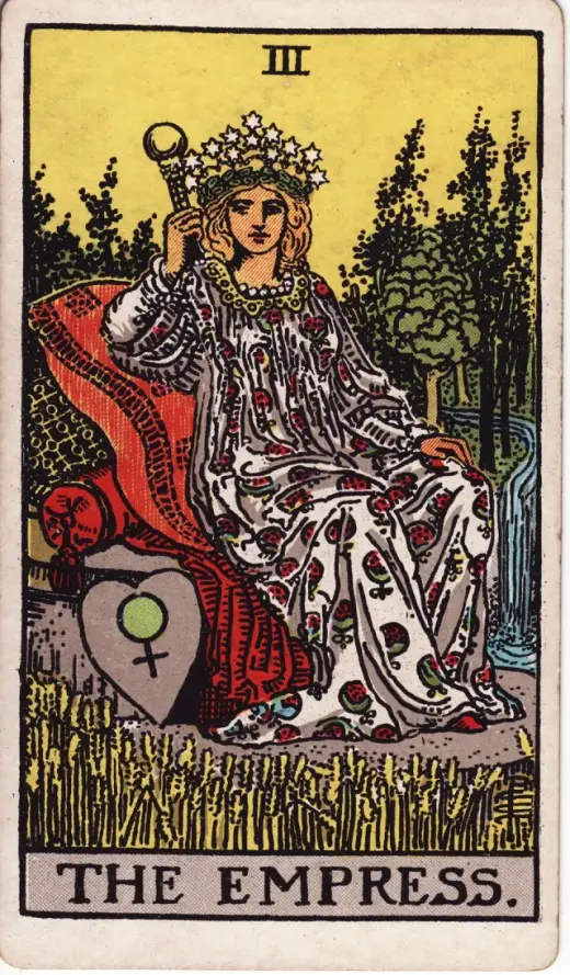 İmparatoriçe tarot kartı
