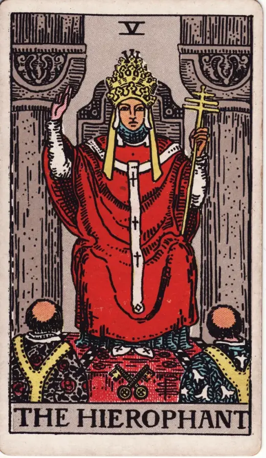 Aziz tarot kartı