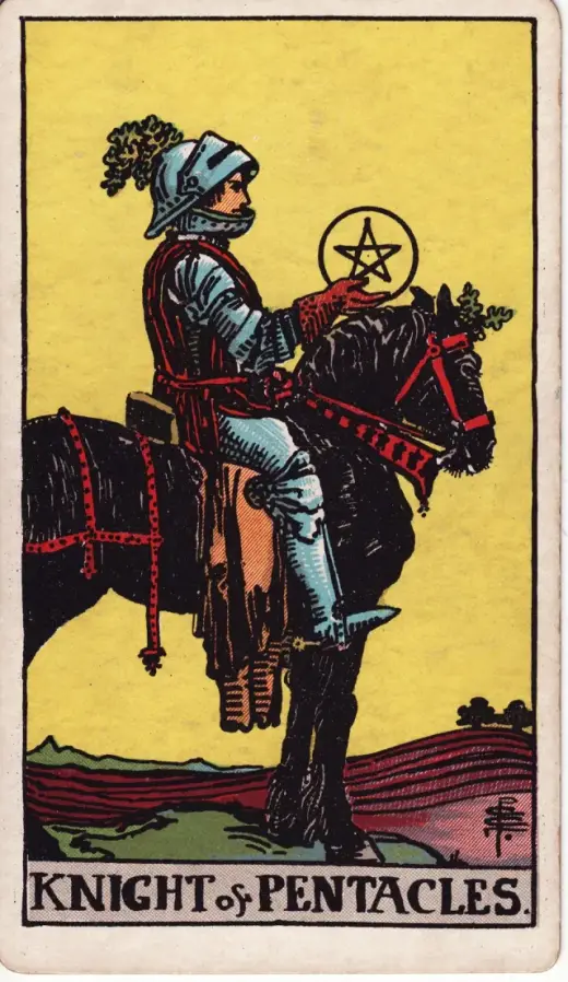 Tılsımların Şövalyesi tarot kartı