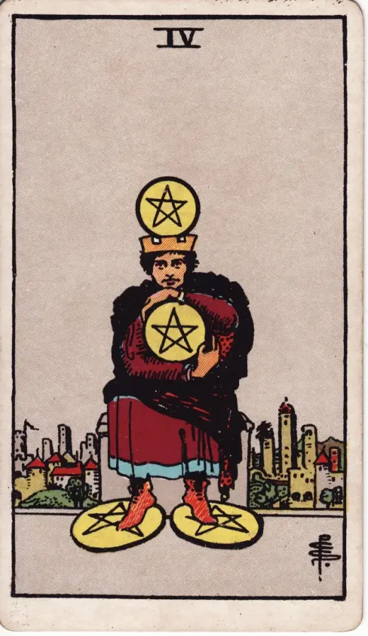 Tılsımların Dörtlüsü tarot kartı
