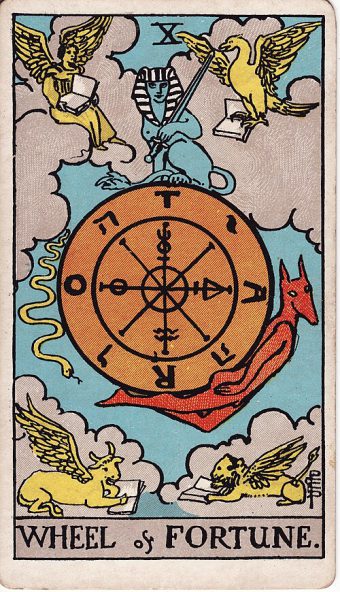 Kader Çarkı tarot kartı