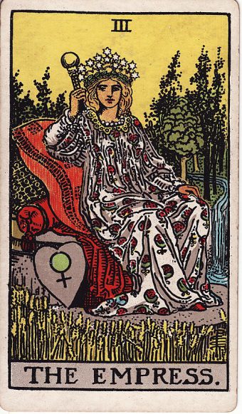 İmparatoriçe tarot kartı