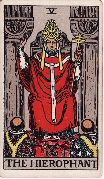 Aziz tarot kartı