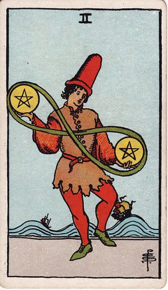 Tılsımların İkilisi tarot kartı