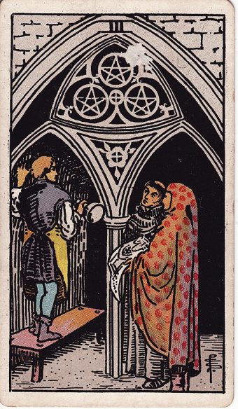 Tılsımların Üçlüsü tarot kartı
