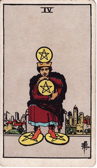 Tılsımların Dörtlüsü tarot kartı