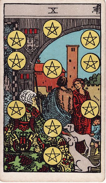 Tılsımların Onlusu tarot kartı
